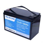 Tehdashinta Deep Cycle Solar RV Caravan Marine 12 voltin litiumioniakut 12 V 100ah LiFePO4 akku