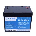 Lifepo4 Lithium Ion -akku 12v 80Ah
