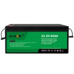 25,6 V 80 Ah, turvallinen/pitkäikäinen LFP -akku asuntoautoille/asuntovaunuille/UPS -laitteille
