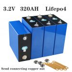 3,2 V CATL A Grade Deep Cycle 6000 kertaa Lifepo4 -kennoja 320ah 310AH aurinkovarastojärjestelmä