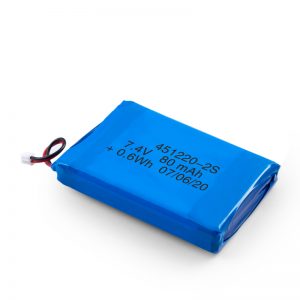 LiPO-ladattava akku 3,7 V 80mAH / 7,4 V 80mAH